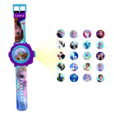 Lexibook Digitální promítací hodinky Disney Frozen s 20 obrázky