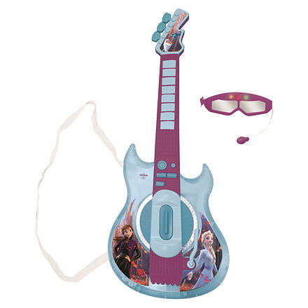 Lexibook Elektronická kytara Disney Frozen s brýlemi s mikrofonem