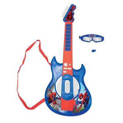 Lexibook Elektronická kytara Spider-Man s brýlemi s mikrofonem
