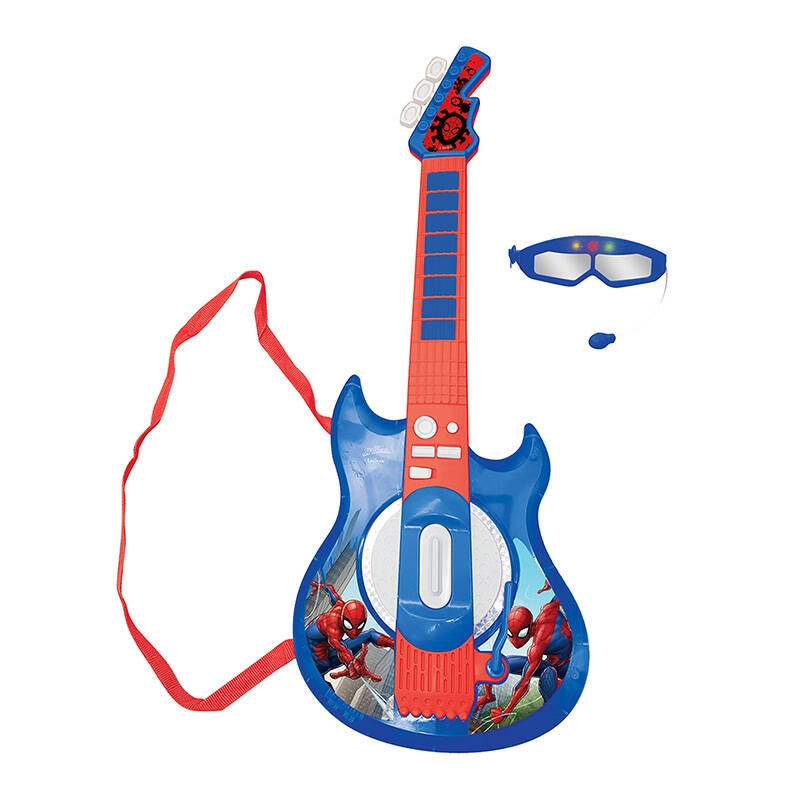 Lexibook Elektronická kytara Spider-Man s brýlemi s mikrofonem