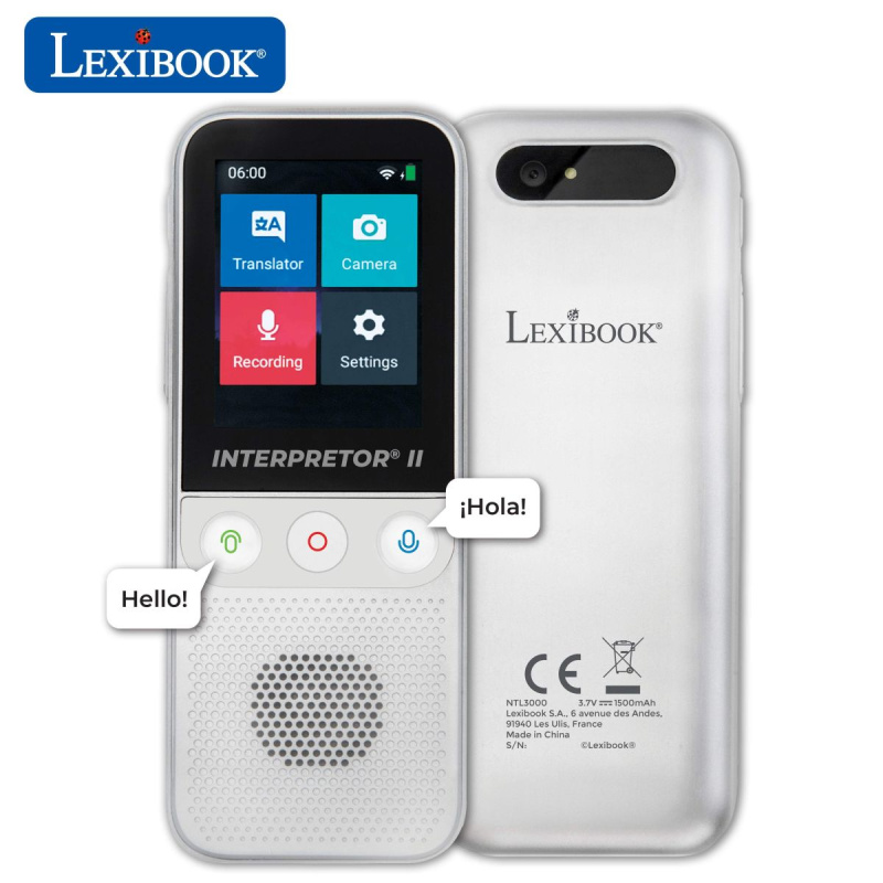 Lexibook Interpretor 2 - Hlasový překladač s umělou inteligencí