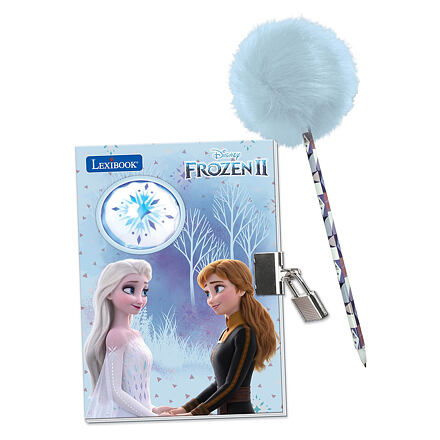Lexibook Elektronický svítící tajný deník Disney Frozen II s příslušenstvím