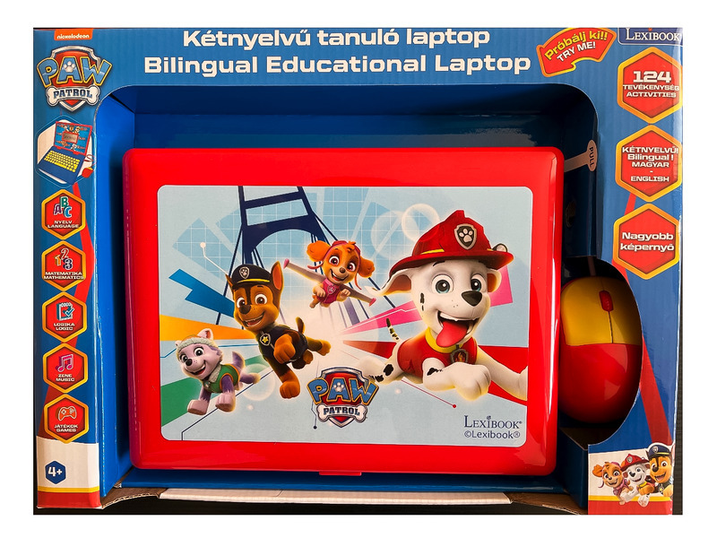 Lexibook: Výukový laptop Tlapková patrola - maďarsky/anglicky