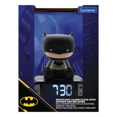 Lexibook Dětský budík Batman s nočním osvětlením