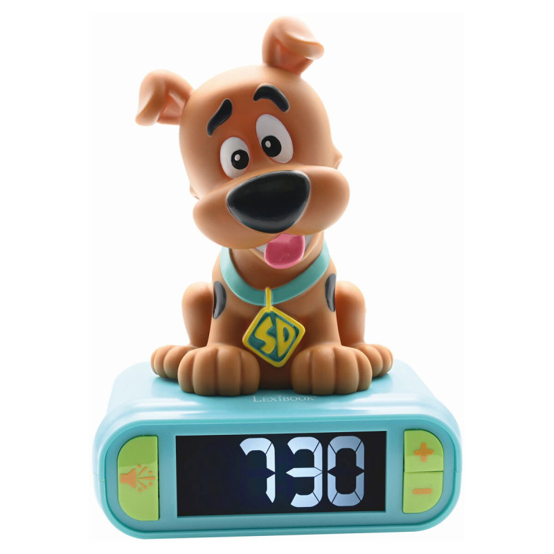 Lexibook Dětský budík Scooby Doo s nočním osvětlením