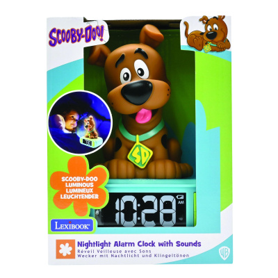 Lexibook Dětský budík Scooby Doo s nočním osvětlením