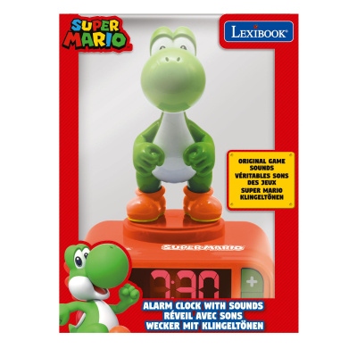 Lexibook Dětský budík Super Mario s nočním osvětlením