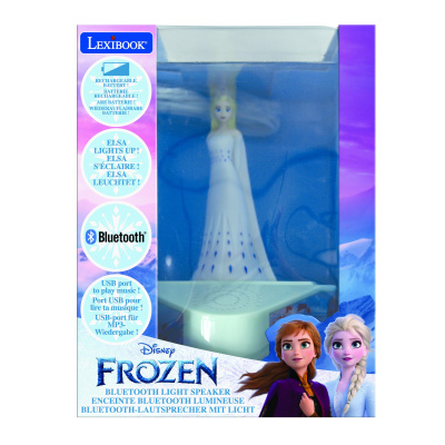 Lexibook Reproduktor Bluetooth se svítící figurkou Elsy