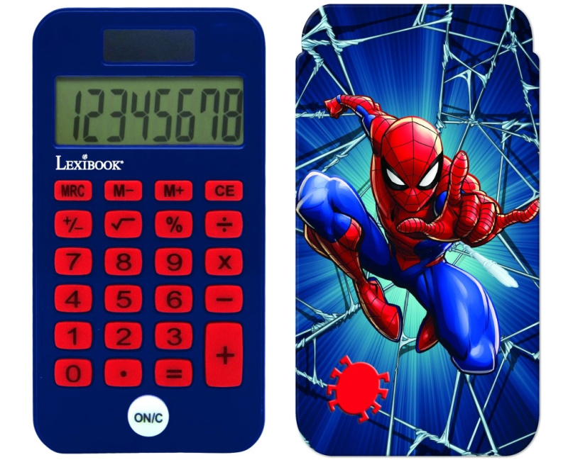 Lexibook Kapesní kalkulačka Spider-Man s ochranným krytem