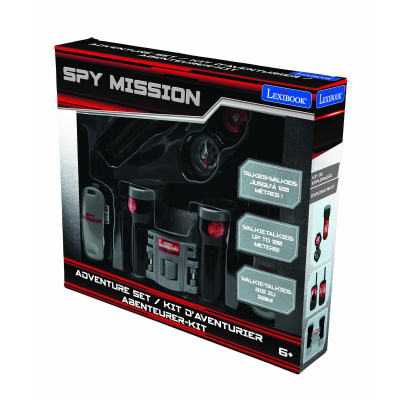 Lexibook Dobrodružná sada s vysílačkami Spy Mission
