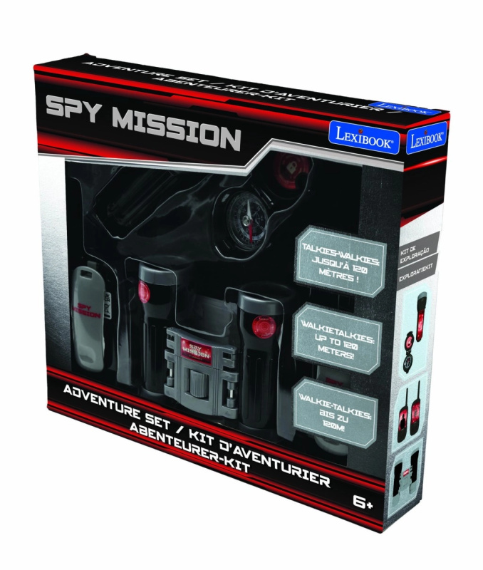 Lexibook Dobrodružná sada s vysílačkami Spy Mission