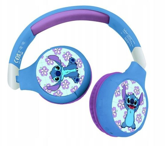 Lexibook Skládací bezdrátová sluchátka Disney Stitch