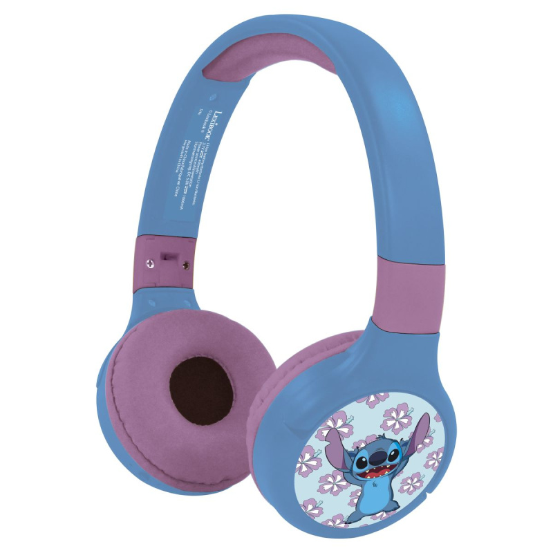 Lexibook Skládací bezdrátová sluchátka Disney Stitch