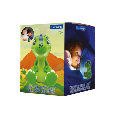 Lexibook Designové noční světlo LED 3D Dinosaurus 13 cm