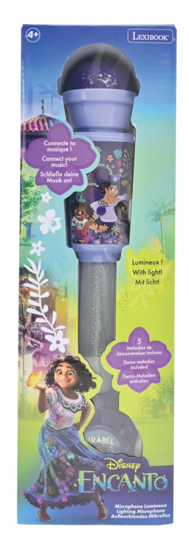 Lexibook Svítící trendy mikrofon Disney Encanto s melodiemi
