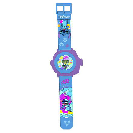 Lexibook Digitální promítací hodinky Disney Stitch