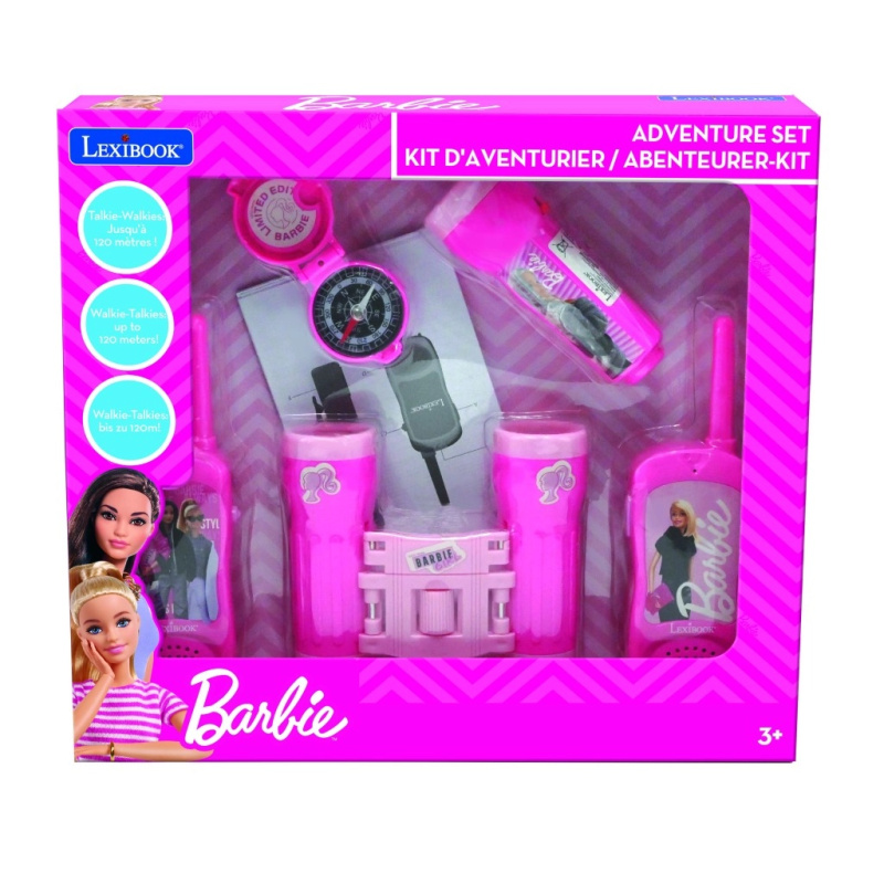 Lexibook Dobrodružná sada s vysílačkami Barbie