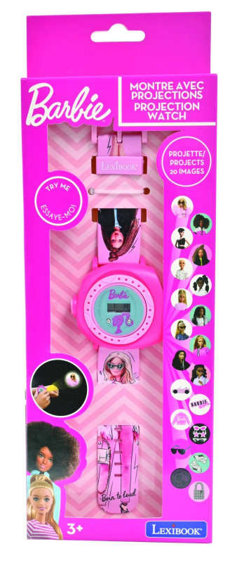 Lexibook Digitální promítací hodinky Barbie