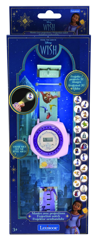 Lexibook Digitální promítací hodinky Disney Přání