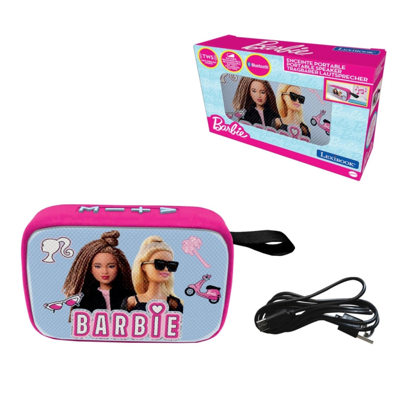 Lexibook Přenosný mini reproduktor Barbie