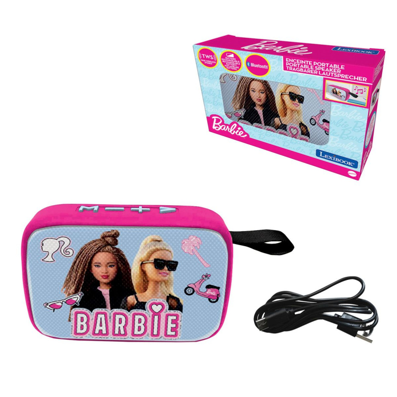 Lexibook Přenosný mini reproduktor Barbie