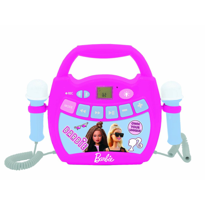 Lexibook Karaoke digitální přehrávač svítící Barbie