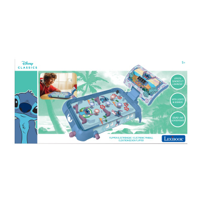 Lexibook Elektronický stolní pinball Disney Stitch