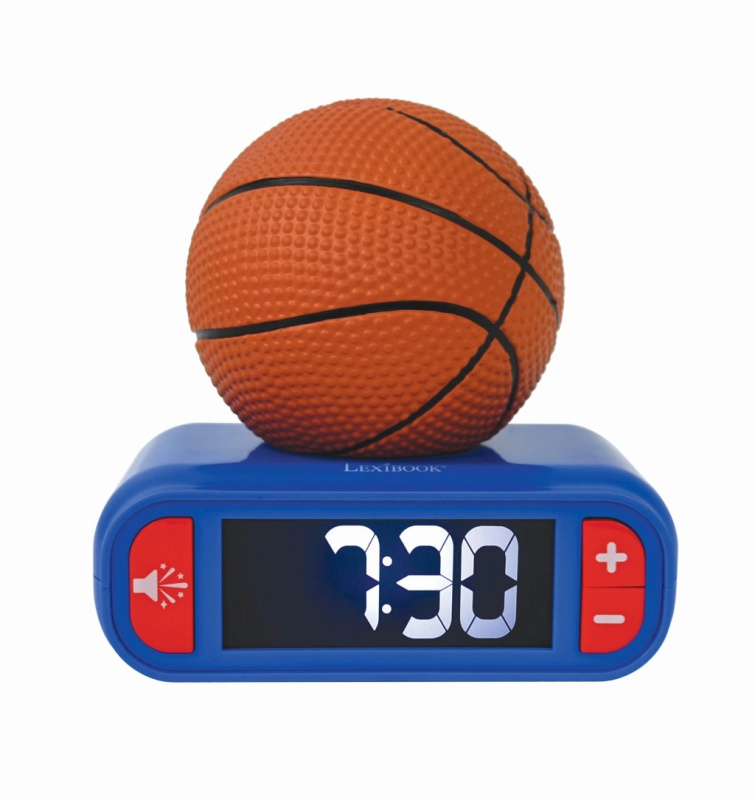 Lexibook Budík s nočním 3D světlem Basketball