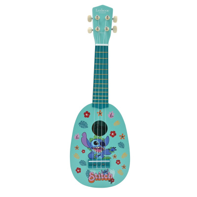 Lexibook Dřevěné ukulele s nylonovými strunami 53 cm Disney Stitch