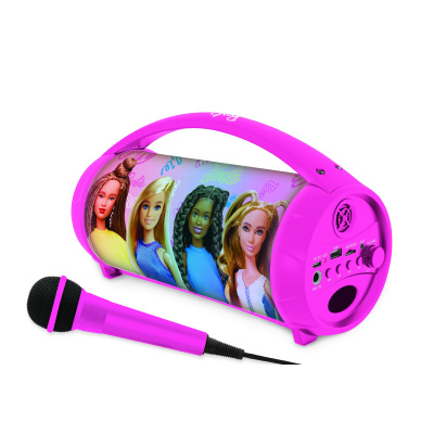 Lexibook Reproduktor s mikrofonem Boombox Barbie
