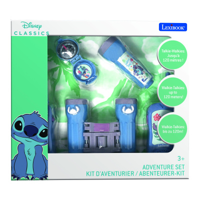 Lexibook Dobrodružná sada s vysílačkami Disney Stitch