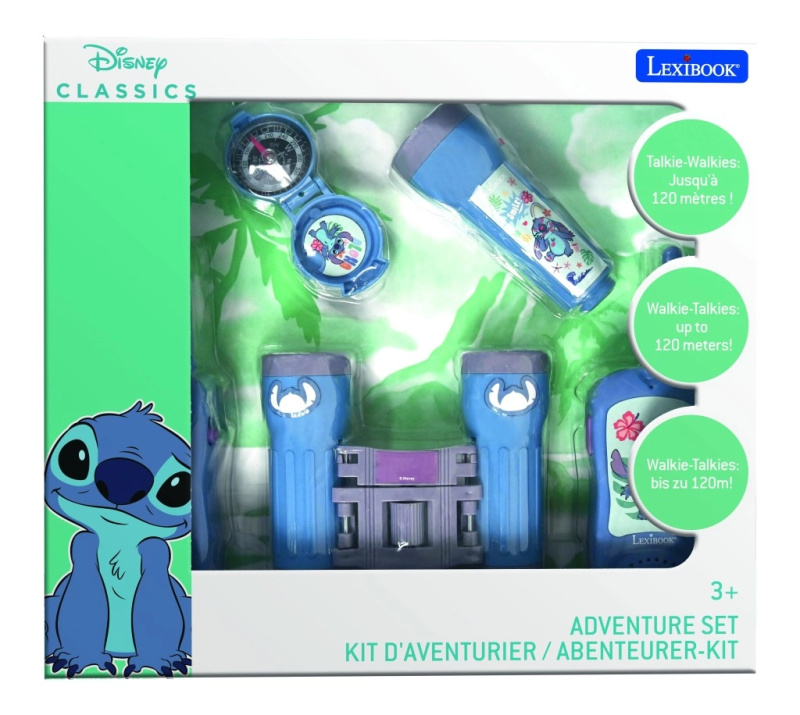 Lexibook Dobrodružná sada s vysílačkami Disney Stitch