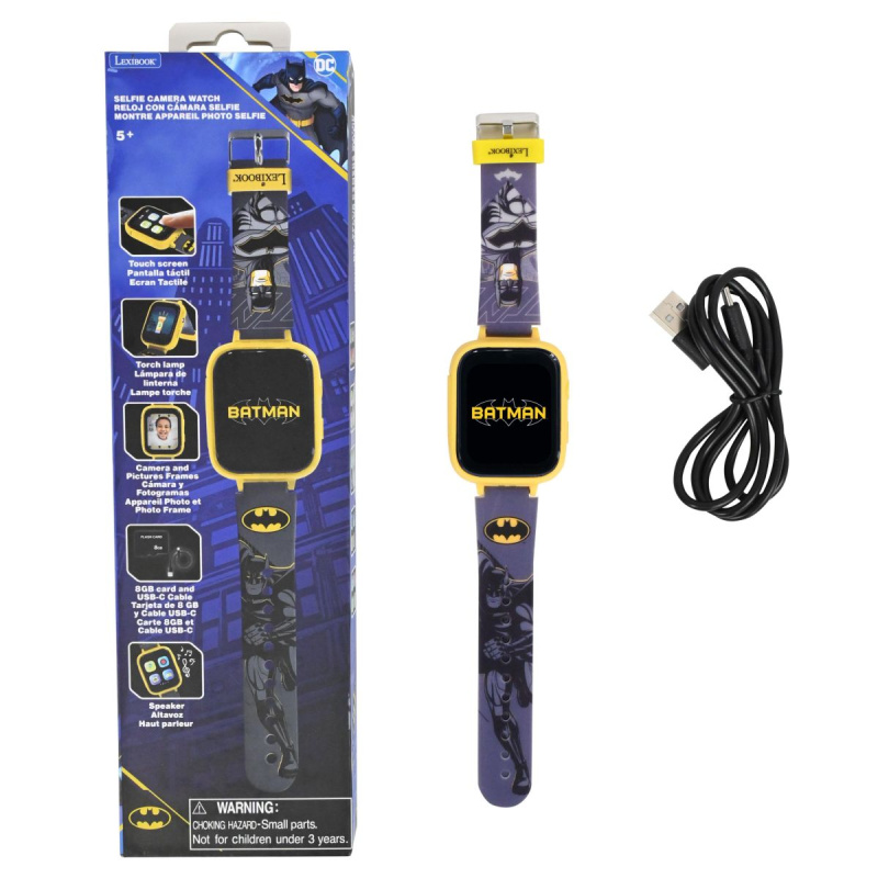 Lexibook Hodinky s kamerou Batman a 8GB SD kartou