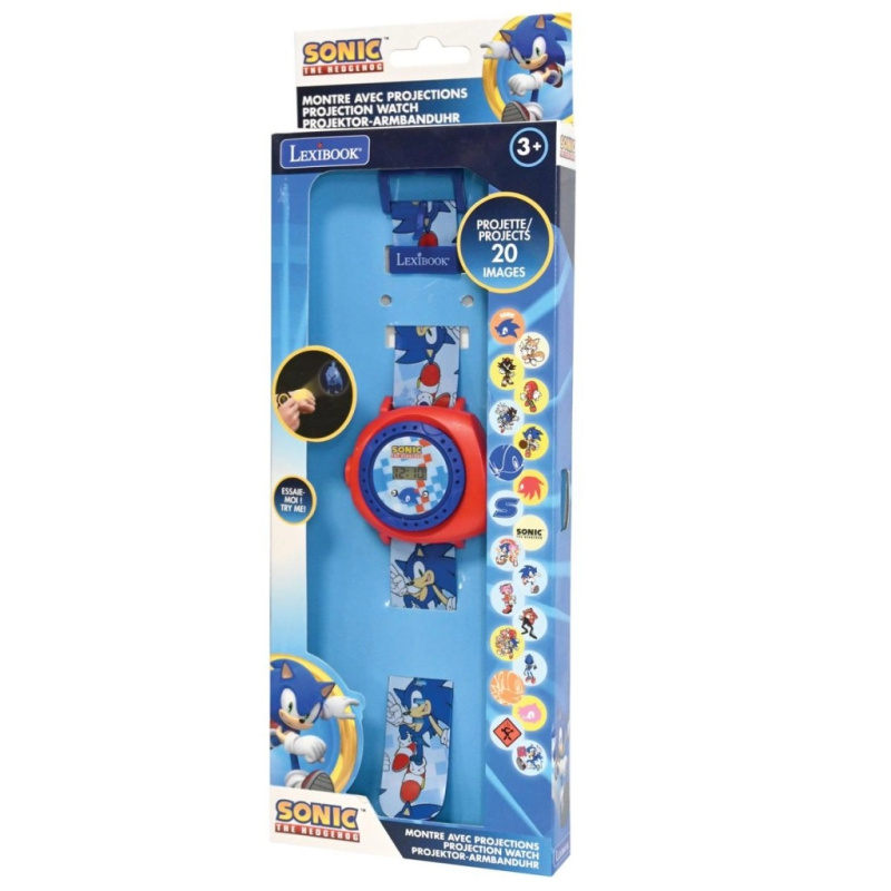 Lexibook Digitální promítací hodinky Ježek Sonic