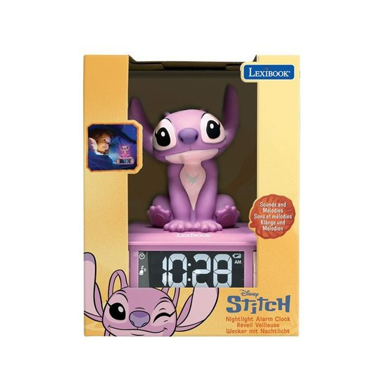 Lexibook Budík Stitch Angel se svítící figurkou