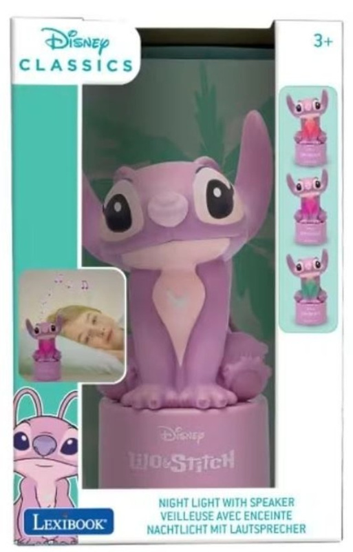 Lexibook noční světlo s reproduktorem Stitch Angel -  Autor Neuveden