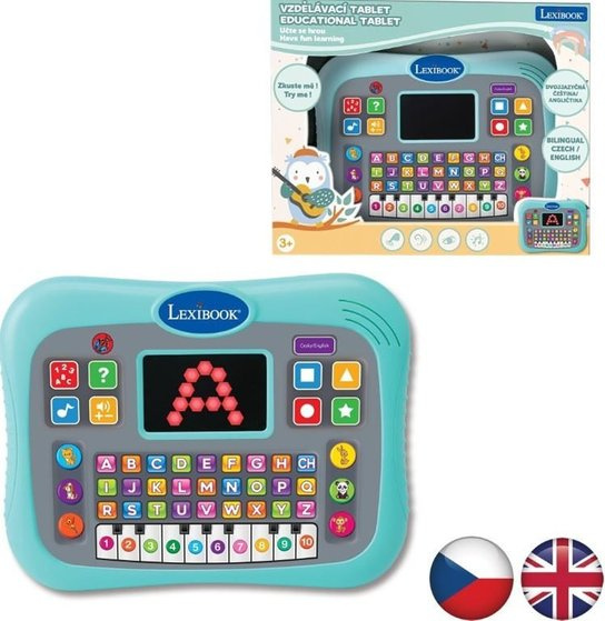 Lexibook česko-anglický výukový tablet ABC -  Autor Neuveden