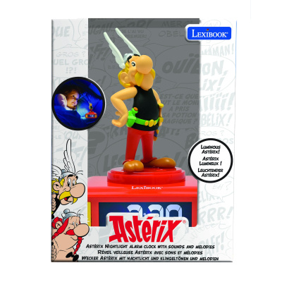 Lexibook Budík s nočním 3D světlem Asterix