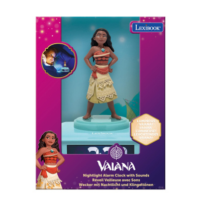 Lexibook Budík Vaiana se svítící figurkou