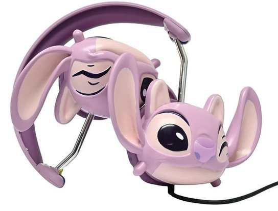 Lexibook skládací drátová sluchátka Stitch Angel 3D s limitem hlasitosti -  Autor Neuveden