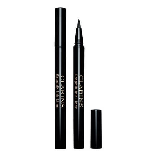 Clarins Graphik Ink Liner Liquid Eyeliner Pen dlouhotrvající oční linky ve fixu odstín 01 Intense Black 0.4 ml
