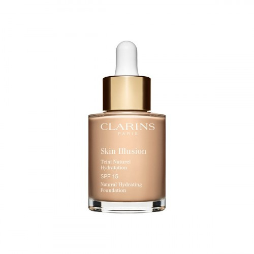 Clarins Skin Illusion Natural Hydrating Foundation rozjasňující hydratační make-up SPF 15 odstín 102.5C Porcelain 30 ml