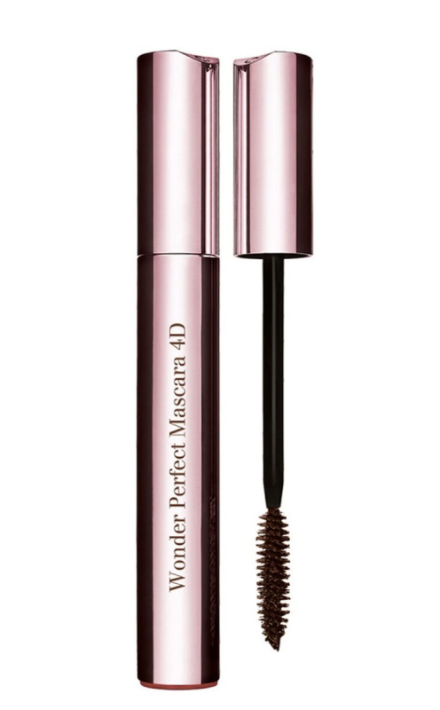 Clarins Wonder Perfect Mascara 4D objemová a prodlužující řasenka odstín 02 Perfect Brown 8 ml