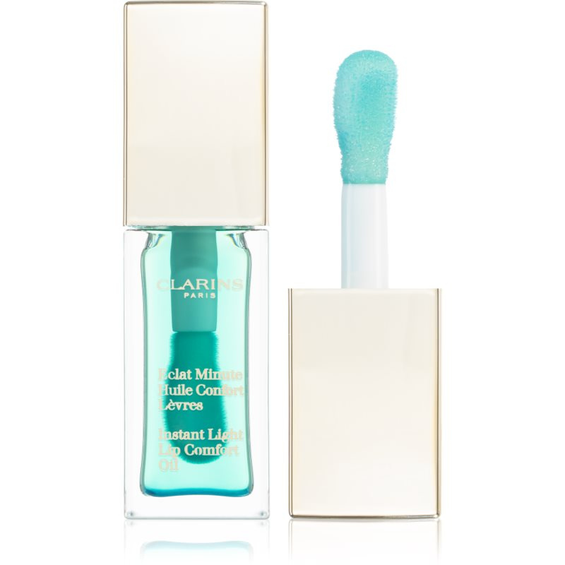 Clarins Instant Light Lip Comfort Oil vyživující péče na rty odstín 06 Mint 7 ml