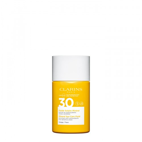 Clarins Mineral Sun Care Fluid minerální opalovací fluid na obličej SPF 30 30 ml
