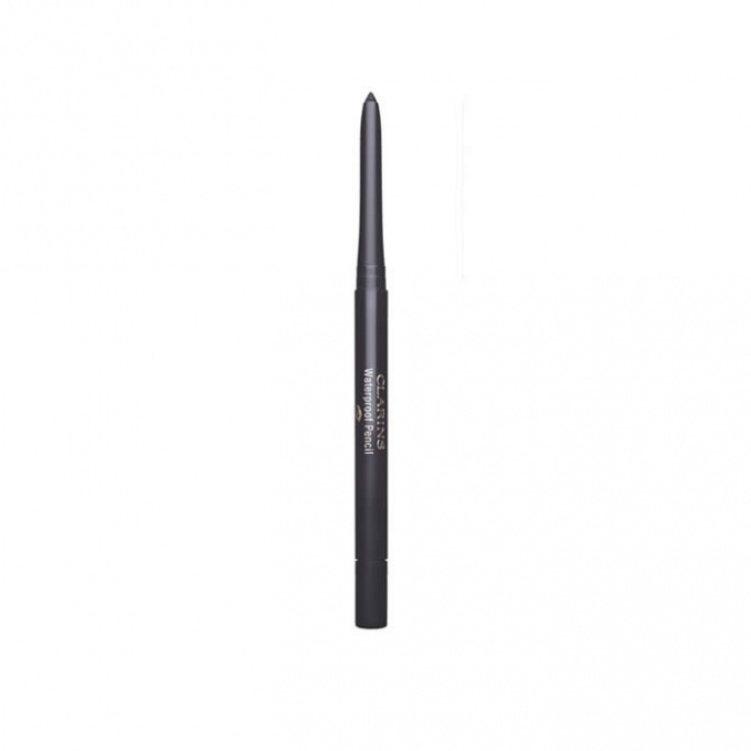 Clarins Waterproof Pencil voděodolná tužka na oči odstín 01 Black Tulip 0.29 g