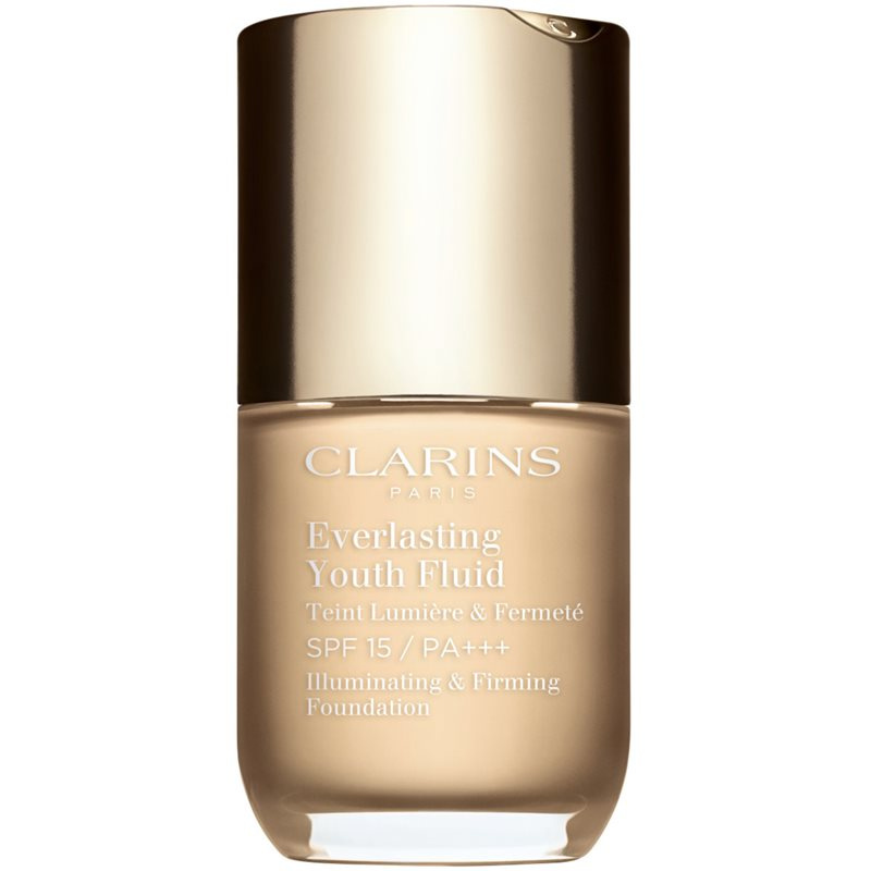 Clarins Everlasting Youth Fluid Foundation rozjasňující make-up SPF 15 odstín 100.5 Cream 30 ml