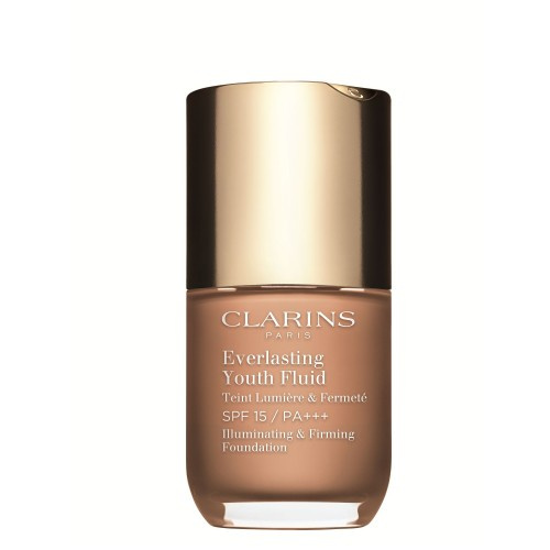 Clarins Everlasting Youth Fluid Foundation rozjasňující make-up SPF 15 odstín 112 Amber 30 ml