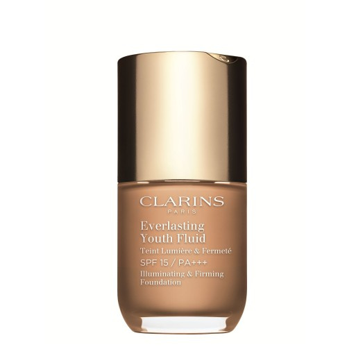 Clarins Everlasting Youth Fluid Foundation rozjasňující make-up SPF 15 odstín 111 Toffe 30 ml