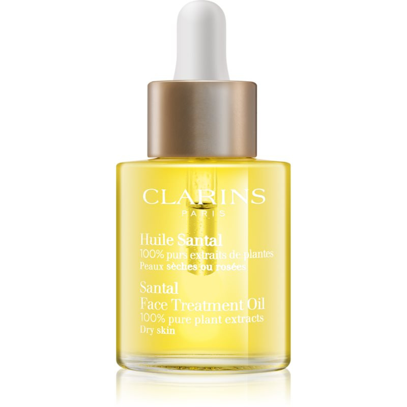 Clarins Santal Face Treatment Oil zklidňující a regenerační olej pro suchou pleť 30 ml